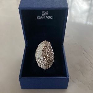 Swarovski crystal ring size 6